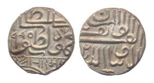 Bharmalji I, Silver, ½ Rupee, Mughal weight standard, with the name of Mahmud bin Latif, A