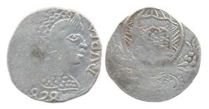 Goa, Silver, Rupia, 1828. Fine+, Scarce