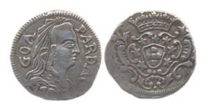 Goa, Silver, Pardao, 1887. About Very Fine, Rare.
