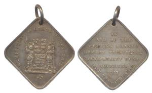 Bombay Exhibition and Grand Fancy Fair Medal, Silver, issued in aid of the women’s branch,