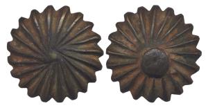 Mughal Weight, Bronze, 121 g, radiant star type weight with provision to adjust the weight