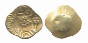 Yadavas of Devagiri, Singhana deva (AD 1200-1247), Padma Tanka (Mit 1998, # 287). Very Fin