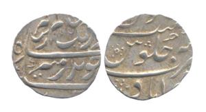 Aurangzeb, Silver, Rupee, Nasirabad Mint, AH 1112. About Very Fine, Scarce.