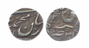 Muhammad Ali, Silver, 1/8 Rupee, AH (12)54 (KM 310). About Very Fine, Rare.