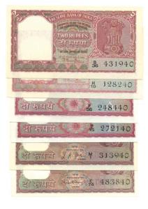 Republic of India, Rupees 5, Set of 33 notes, all different signatures & varieties, (Jhun 