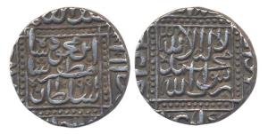 Muzaffar Shah III, Silver, Rupee, Ahmedabad Mint, Rebellion issue, AH 991 (Rajgor# 2445; G