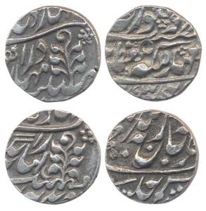 Silver (2), ½ Rupee, in the name of Queen Victoria, and George VI. The first is ex-mount, 