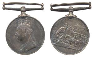 Second Afghan War Medal, 1881, Silver, unnamed, without a clasp. (Medal Yr.# 128). Very Fi