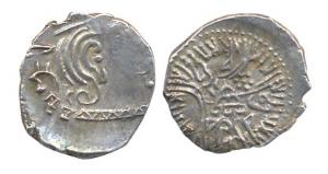 Western Kshatrapas, Simhasena, Sister's Son of Mahakshatrapa Rudrasena III, as Mahakshatra