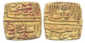 Ghiyas Shah, Gold, Square Tanka, mintless, AH 904 (G&G# M67). Very Fine+, Scarce.