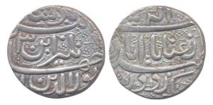 Jahangir, Silver, Sawai Rupee, Ahmedabad Rupee, Inayat type, RY 3 (KM 158.3). Very Fine, R