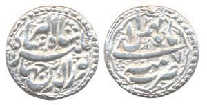 Jahangir, Silver, ½ Rupee, Patna Mint, Nur-ud-din type, AH 1021/7, Bahman Month. Very Fine