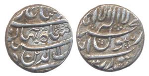 Shah Jahan, Silver, ½ Rupee, Surat Mint, four-line type. About Very Fine, Scarce.