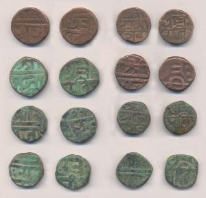 Copper (8), Shivarai Paisa, all different types and varieties. Fine to About Very Fine, Sc
