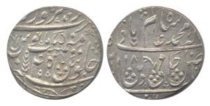 Saharanpur Mint, Silver, Rupee, in the name of Shah Alam II, AH 1218/45 (Mah & Wigg T1y). 