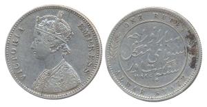 Mangal Singh, Silver, Rupee, with the name and portrait of Victoria Empress, AD 1788 error