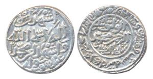 Muhammad bin Tughluq (AH 725-752, AD 1325-1351). Silver Adili, Dehli mint, AH 726 ( Rajgor