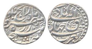 Akbar, Silver rupee, Allahabad mint, no date. (KM 97.1). Extremely Fine.This coin is popul