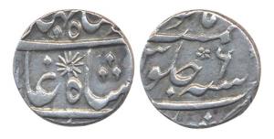 Ahmad Shah Bahadur (AH 1161-1167, AD 1748-1754). Silver ½ rupee, Murshidabad mint, regnal 