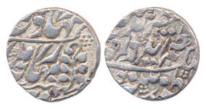 Madan Singh, Silver ½ rupee, with the name of King Edward VII, (KM 3). Very Fine.