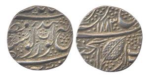 Silver Rupee, Amritsar mint, Samvat 1883, in the name of Guru Gobind Singh ji, (KM 20.1). 
