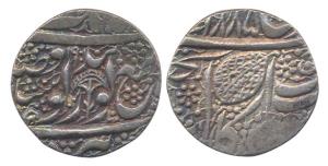 Silver Rupee, Amritsar mint, Samvat 1890, with fixed date 1885, in the name of Guru Gobind