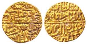 Ghiyas Shah (AD 1469-1500), Gold, 11.10 g, Tanka, Shadiabad Mint (Rajgor# 3122; G&G# M62).