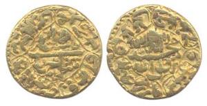 Shah Jahan, Gold, Mohur, Akbarabad Mint, AH 1061/24. About Very Fine, Scarce.