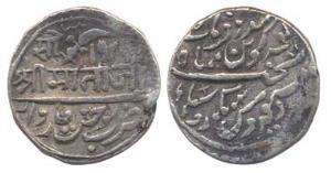 Umaid Singh, Silver, Rupee, with the name of George V, AD 1929, Shri Mataji, Sojat Mint. B