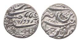 Bharamalji I, Silver, Jahangiri Kori, with the name of Jahangir Shah, AH 102(8) on obv, pr