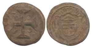 Diu, Joao, Lead, 20 Bazarucos, 1800 (AD 47). Very Fine, Scarce.