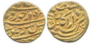 Durranis, Taimur Shah Durrani, Gold, Mohur, Kabul Mint. Very Fine, Scarce.