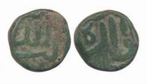 Akbar, Copper, 3.20g, Gujarat Standard, Allahu Akbar Jalle Jalalahu, Delwara Mint. Unpubli