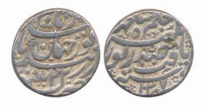 Jahangir & Noor Jahan, Silver Rupee, 11.40g, Patna Mint, AH 1037/22. Very Fine.