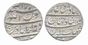 Shah Jahan, Silver Rupee, 11.41g, Daulatabad Mint, Ry-Ahad. 4 lines legend, ornamented fil