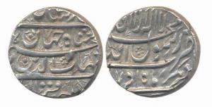 Shah Jahan, Silver Rupee, 11.49g, Zafarnagar Mint, Mah-Azar. About Extremely Fine, Rare.