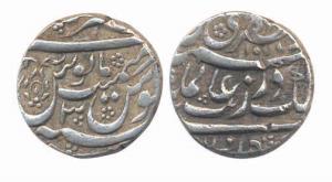 Aurangzeb, Silver ½ Rupee, 5.67g, full name & type, Zafarabad Mint, AH 1070/3. Very Fine, 