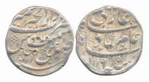 Shah Alam Bahadur, Silver Rupee, 11.21g, Dar al-Khair Ajmer Mint, AH 1119/Ahad. Fine+, Rar