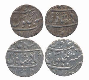 Ahmadabad, Silver Rupees (2), in the name of Shah Alam II, Ry-11 and 16. Very Fine (2)