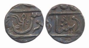 Gulshanabad (Nasik), Silver ½ Rupee, 5.48g, in the name of Shah Alam II. Good Very Fine, R