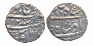 Silver Rupee, 11.18g, in the name of Shah Alam II, Dar al-Aman Jammu Mint, 1196/24. Very F