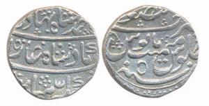 Bakht Singh (1751-52) / Bijay Singh (1752-93), Silver Rupee, 11.15g, in the name of Ahmad 
