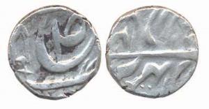 Silver ¼ Rupee, 2.76g, Narinder Singh. About Very Fine, Rare.