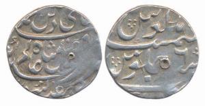 Katak, Silver Rupee in the name of Shah Alam II, Ry-6. Good Fine and Rare.This issue is si