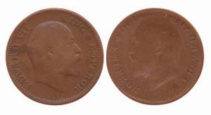 Edward, Copper ¼ Anna, brokerage (lakhi). Good Very Fine, Rare.