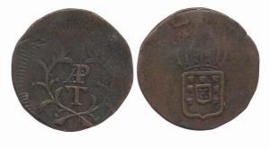 Copper, Tanga (60 Reis), 37.20g, APT. Very Fine for the type, Scarce.