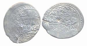Muhammad Shaybani, Silver Shahrukhi, 4.64g. Good Fine, Rare.
