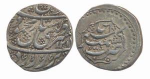 Mahmud Shah, Silver Rupee, 10.90g, Kashmir Mint, AH 1216/Ahad (Ist reign). About Extremely