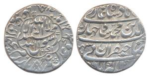 Shah Jahan, Silver, Rupee, Akbarabad Mint, AH 1041/4, four lines on rev, Sahib Qiran. Very