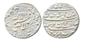 Shah Jahan, Silver, Rupee, Akbarabad Mint, AH 1040/3, four lines on rev, Sahib Qiran, with